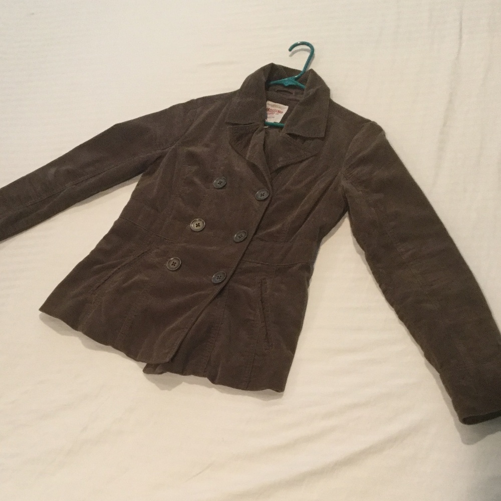 Faux Corduroy Jacket